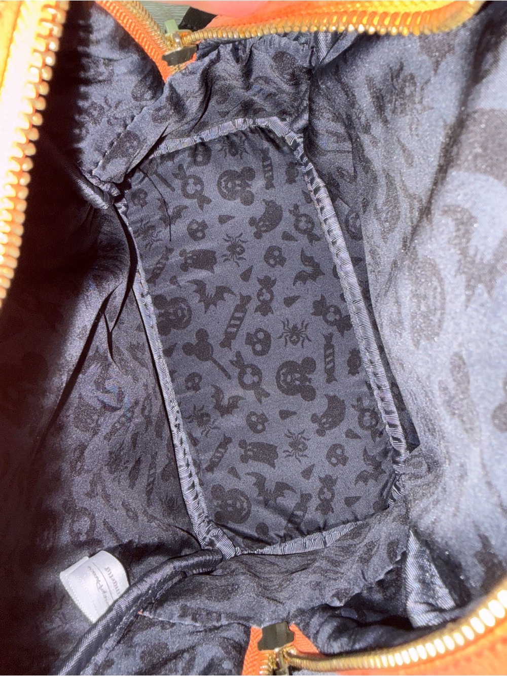 Disney Mickey Jack O Lantern Loungefly Mini Backpack (Read) - Picture 5 of 6
